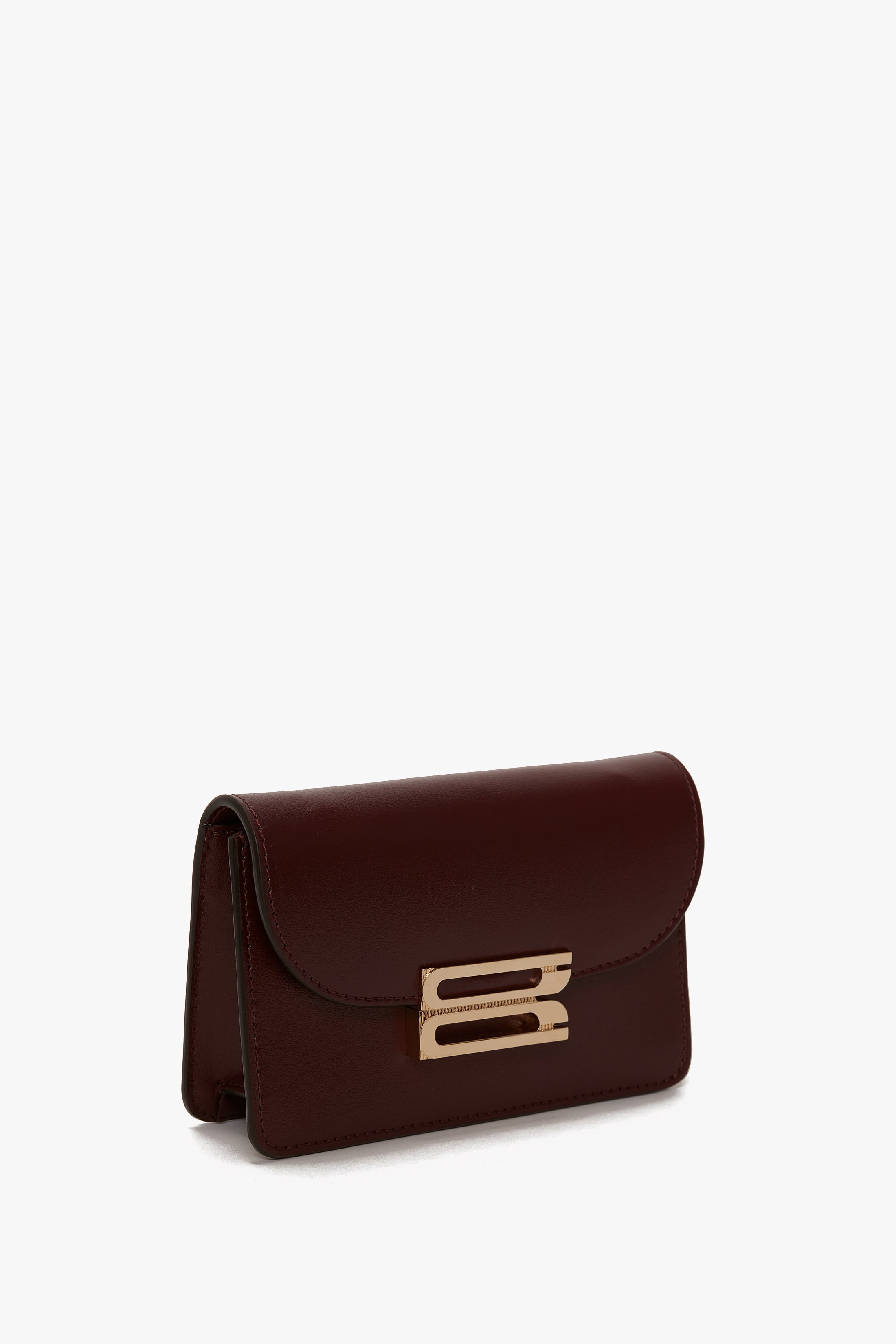 Nano Dorian Bag In Burgundy Smooth Leather - 2