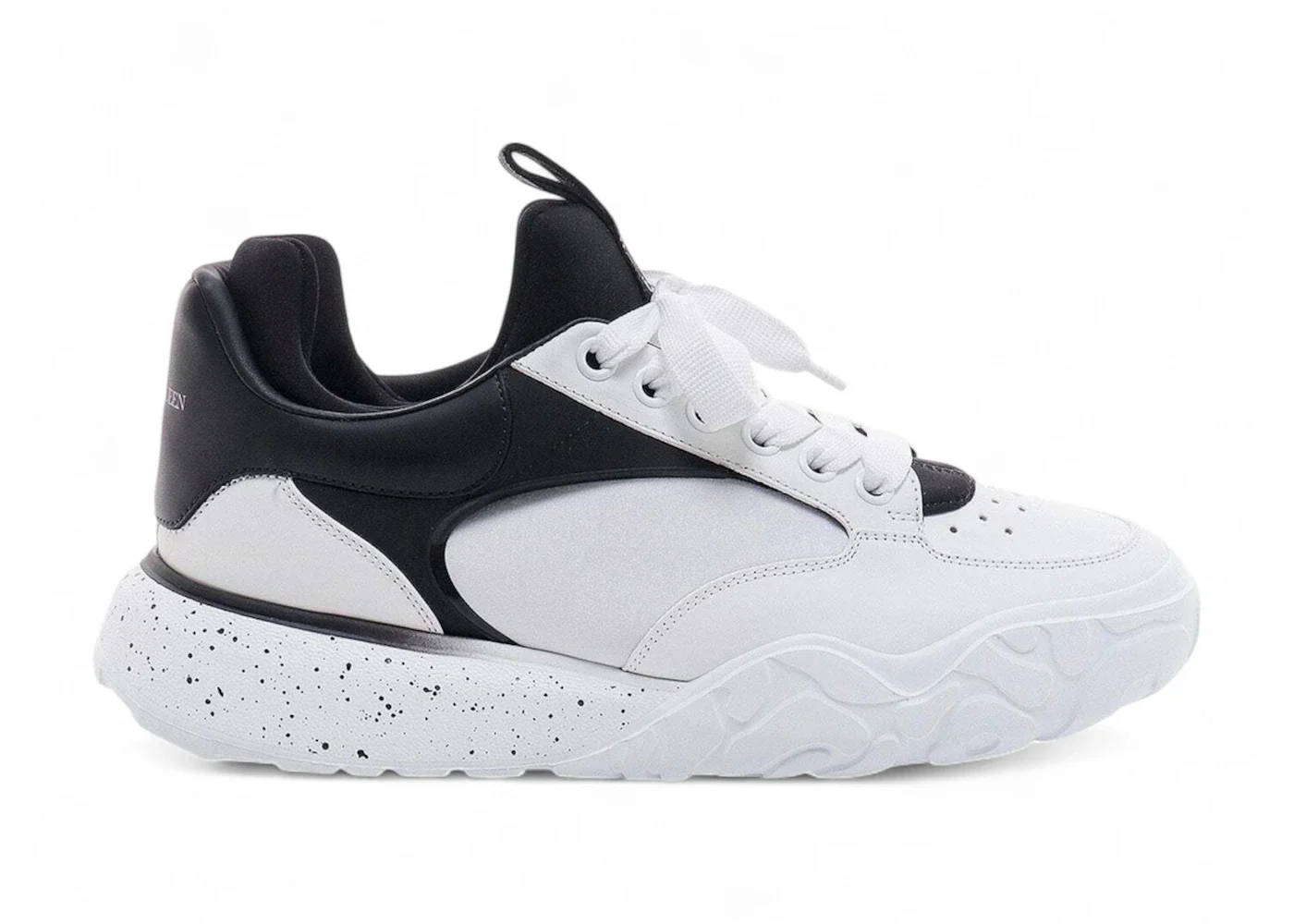 Alexander McQueen Court Trainer White Black - 1