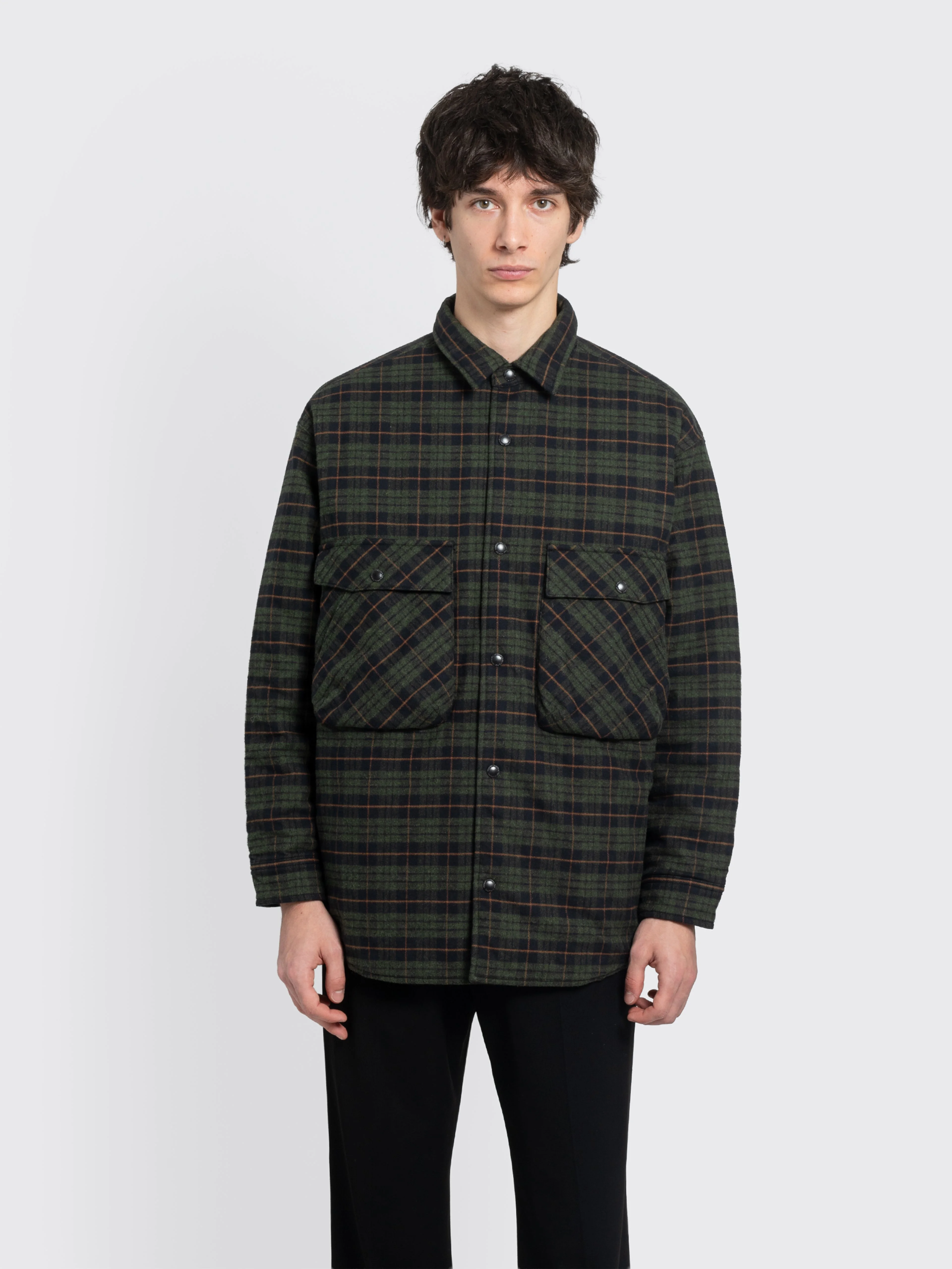 Quilted Check Jacket - 1