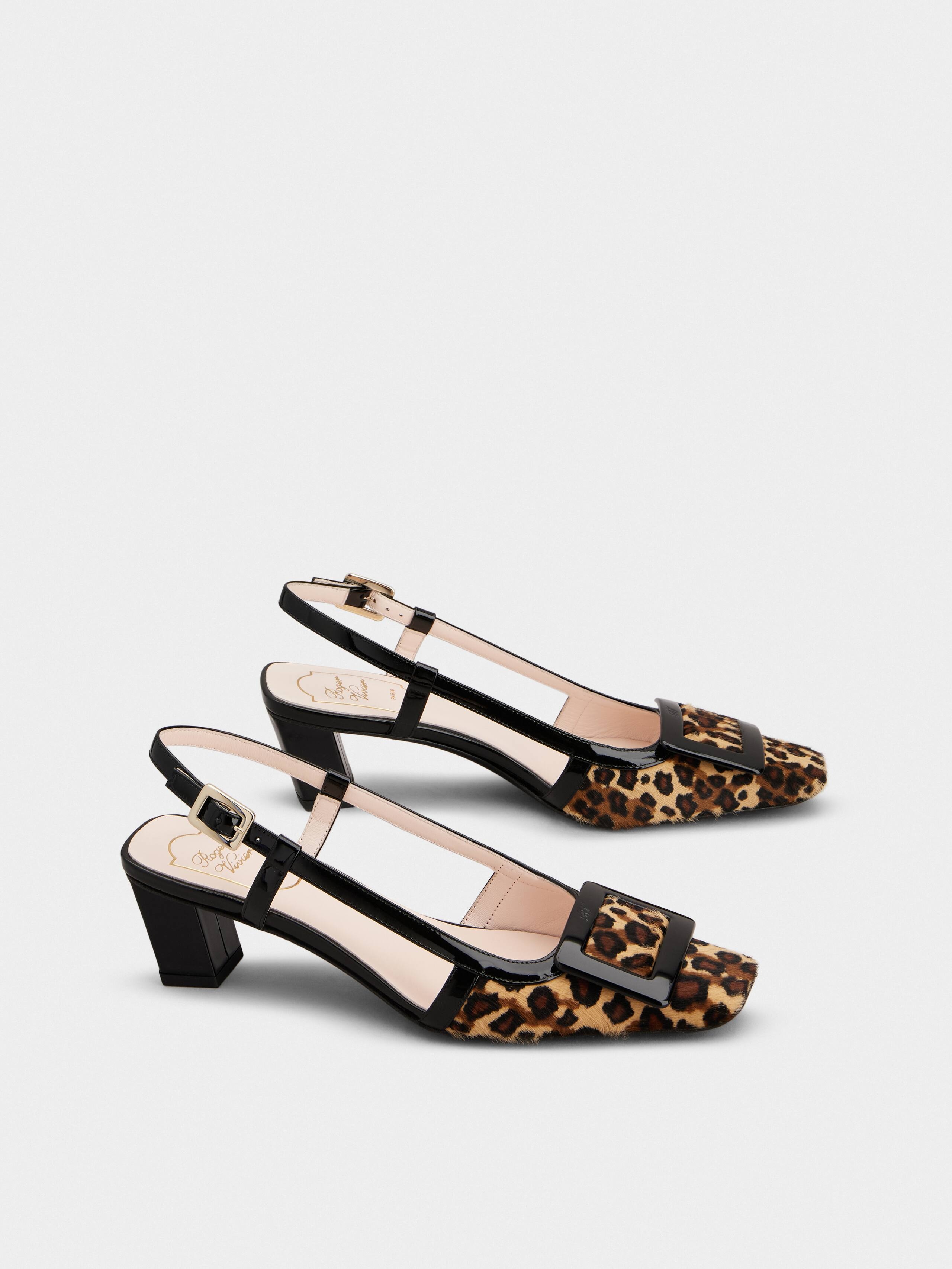 Belle Vivier Slingback Pumps in leather - 2