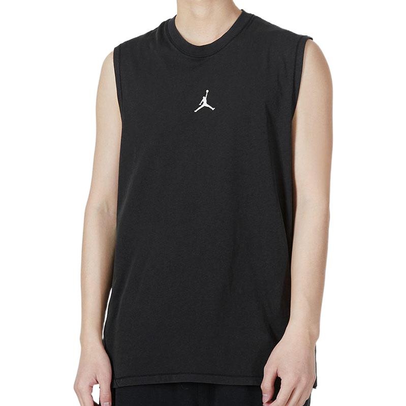 Air Jordan Casual Breathable Running Solid Color Sports Basketball Breathable Vest Black DM1828-010 - 3