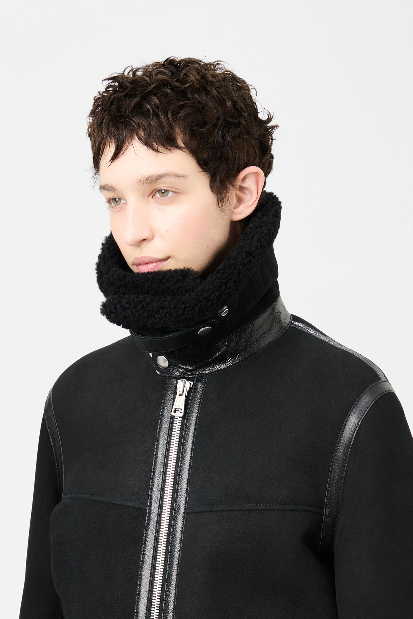 Pilot Jacket Black Shearling - 7