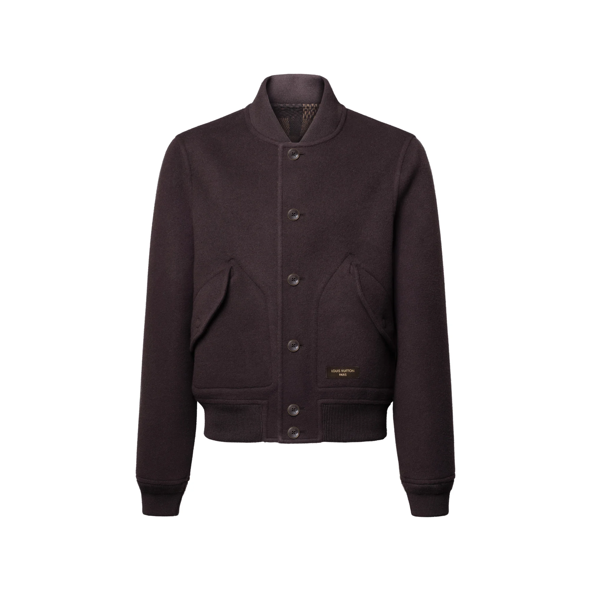Double Face Reversible Damier Check Blouson - 1