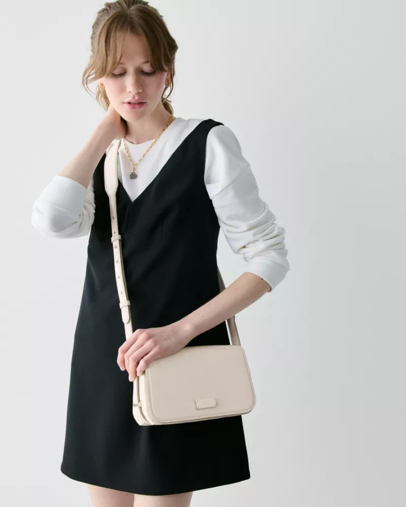 kate spade Liv Crinkle Patent Crossbody Bag outlook