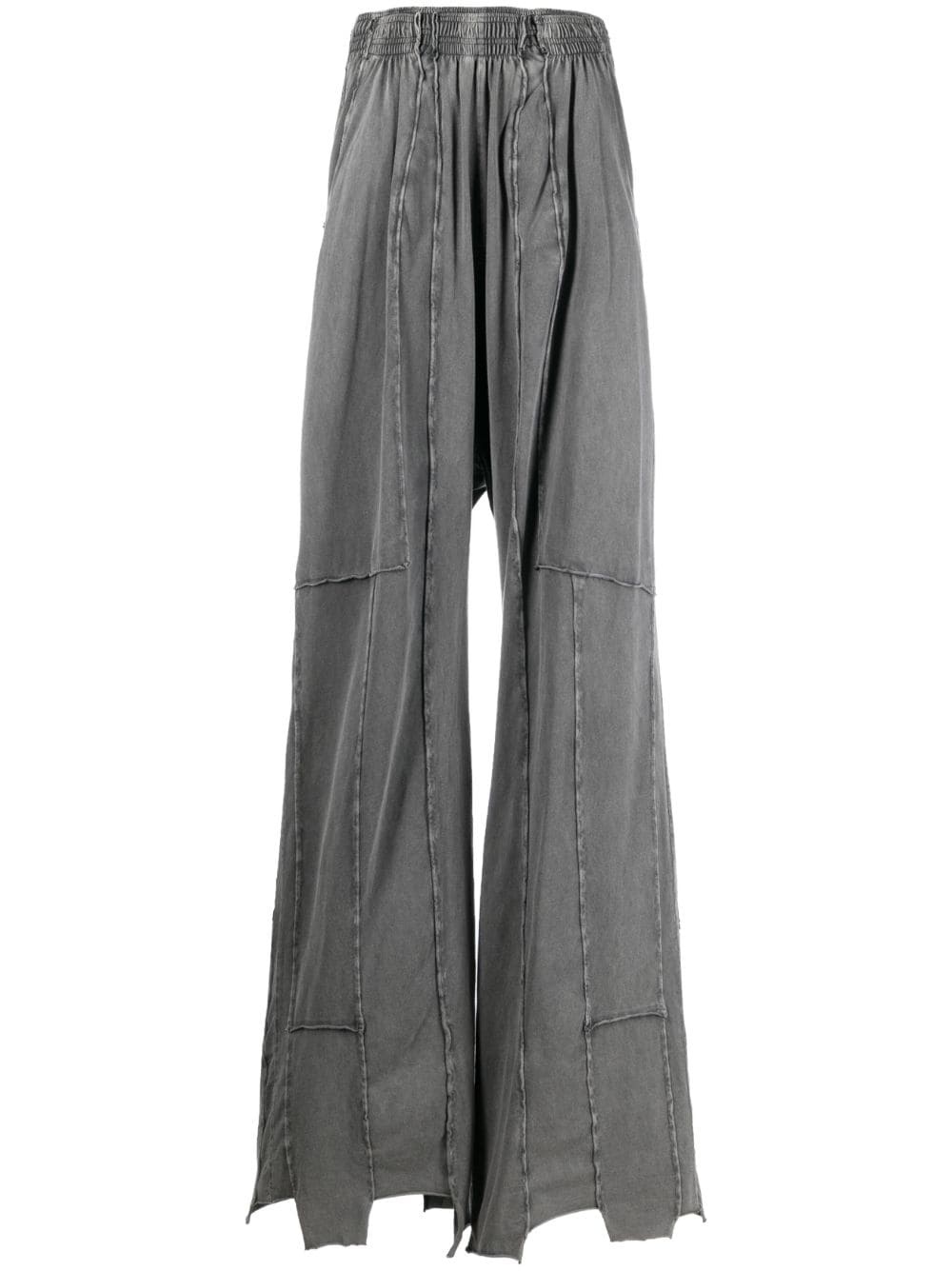 drop-crotch wide-leg trousers - 1