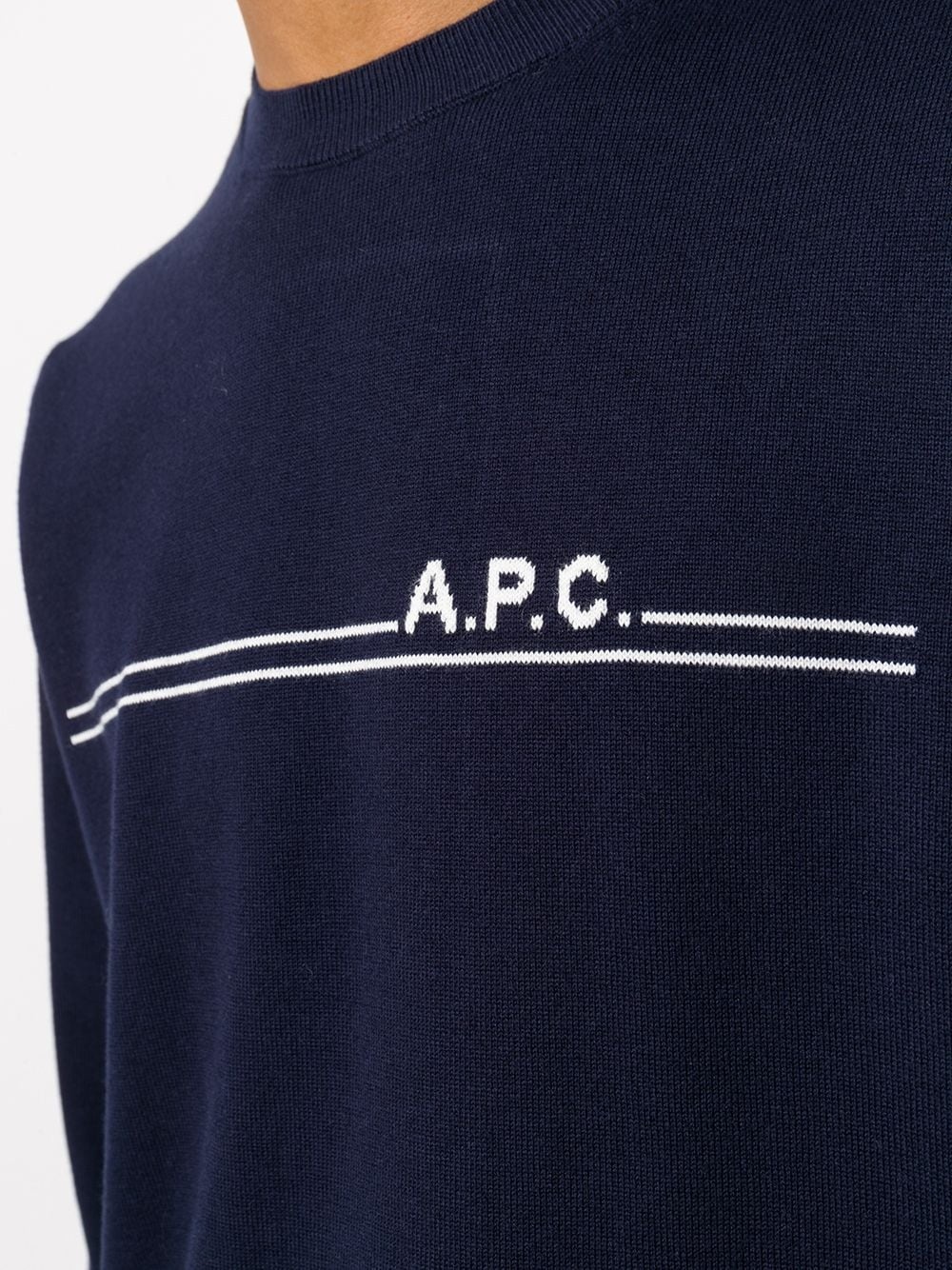 front-logo crewneck jumper - 5