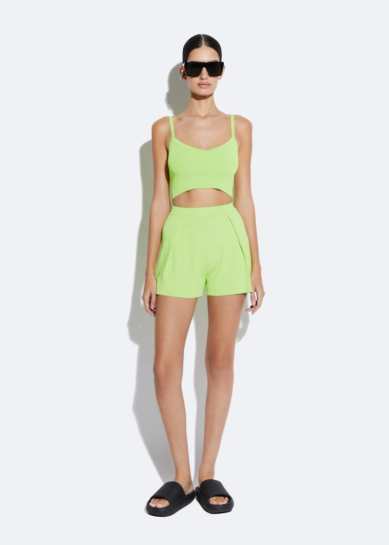 LAPOINTE Lightweight Pleated Shorts outlook
