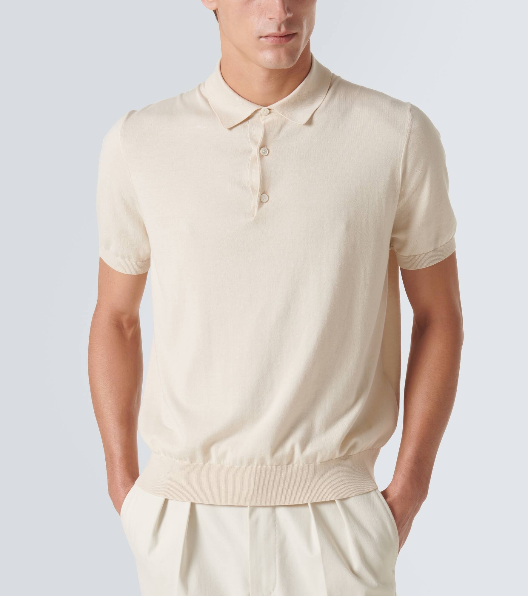 Cotton polo shirt - 3