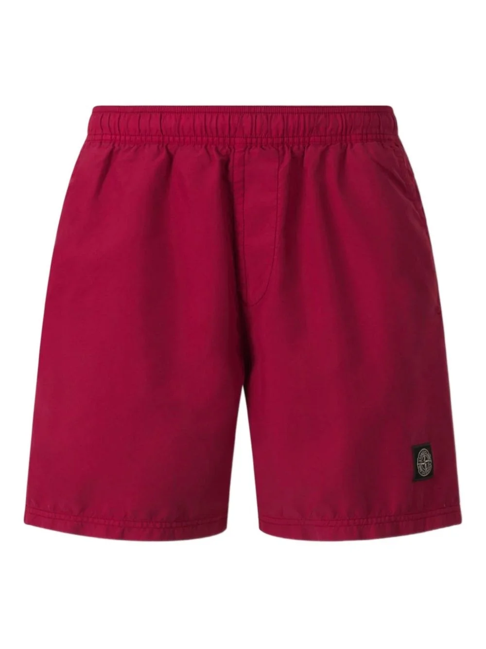 compass-patch swim shorts - 1