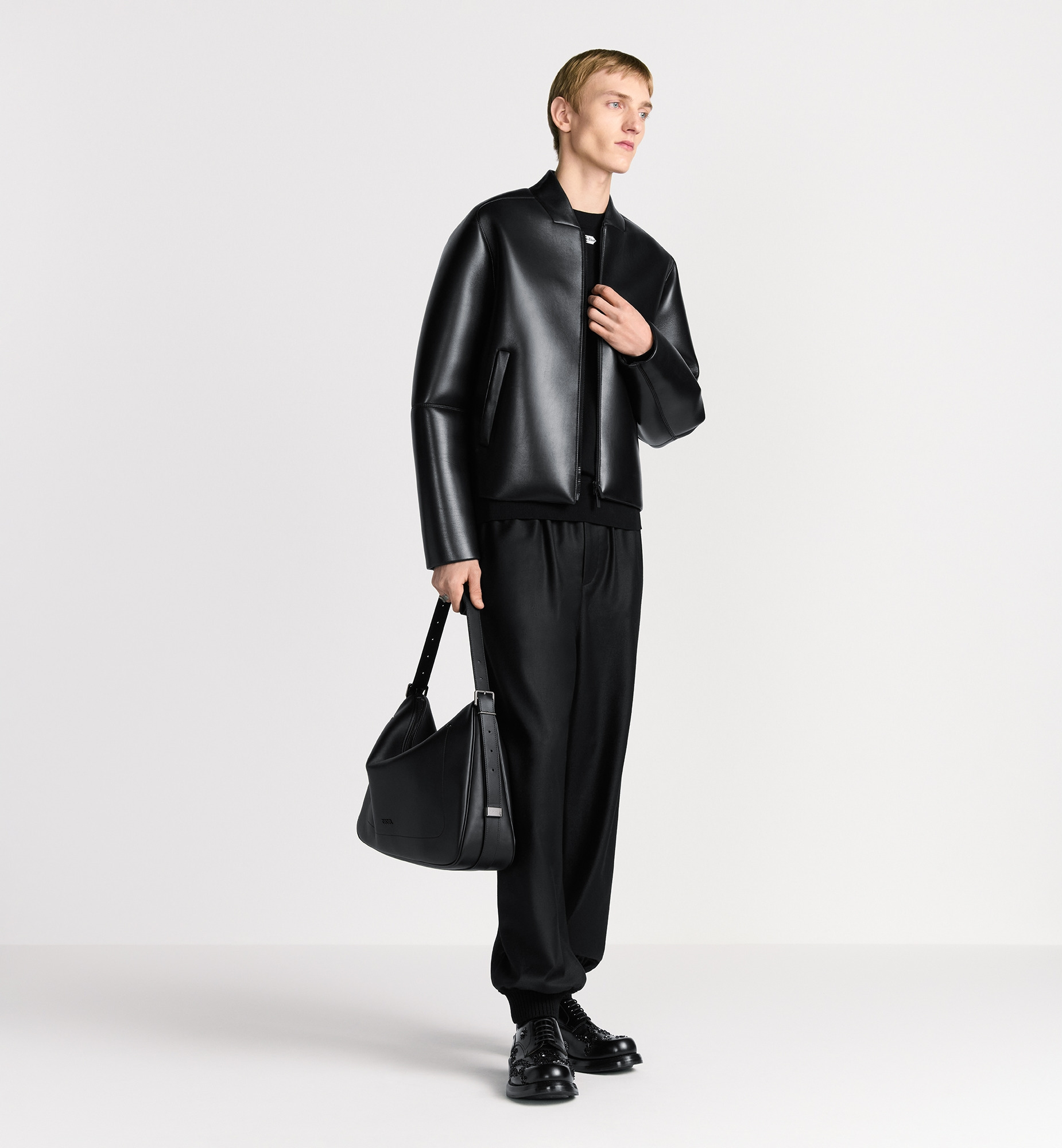 Large Dior Slider Zipped Hobo Bag - 5