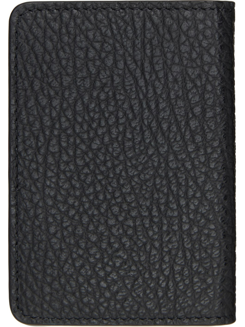 Maison Margiela Black Four Stitches Card Holder outlook