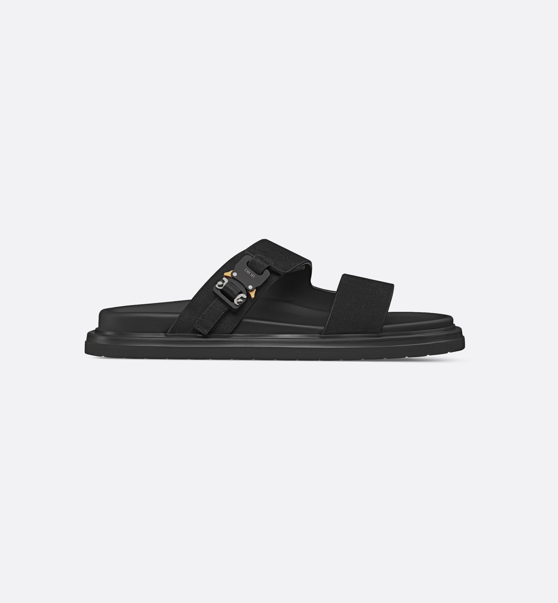 全2色【直営店買付】Dior Aqua ミュール Dior Men's Aqua Dior Gray Dior Oblique Shearling Mules