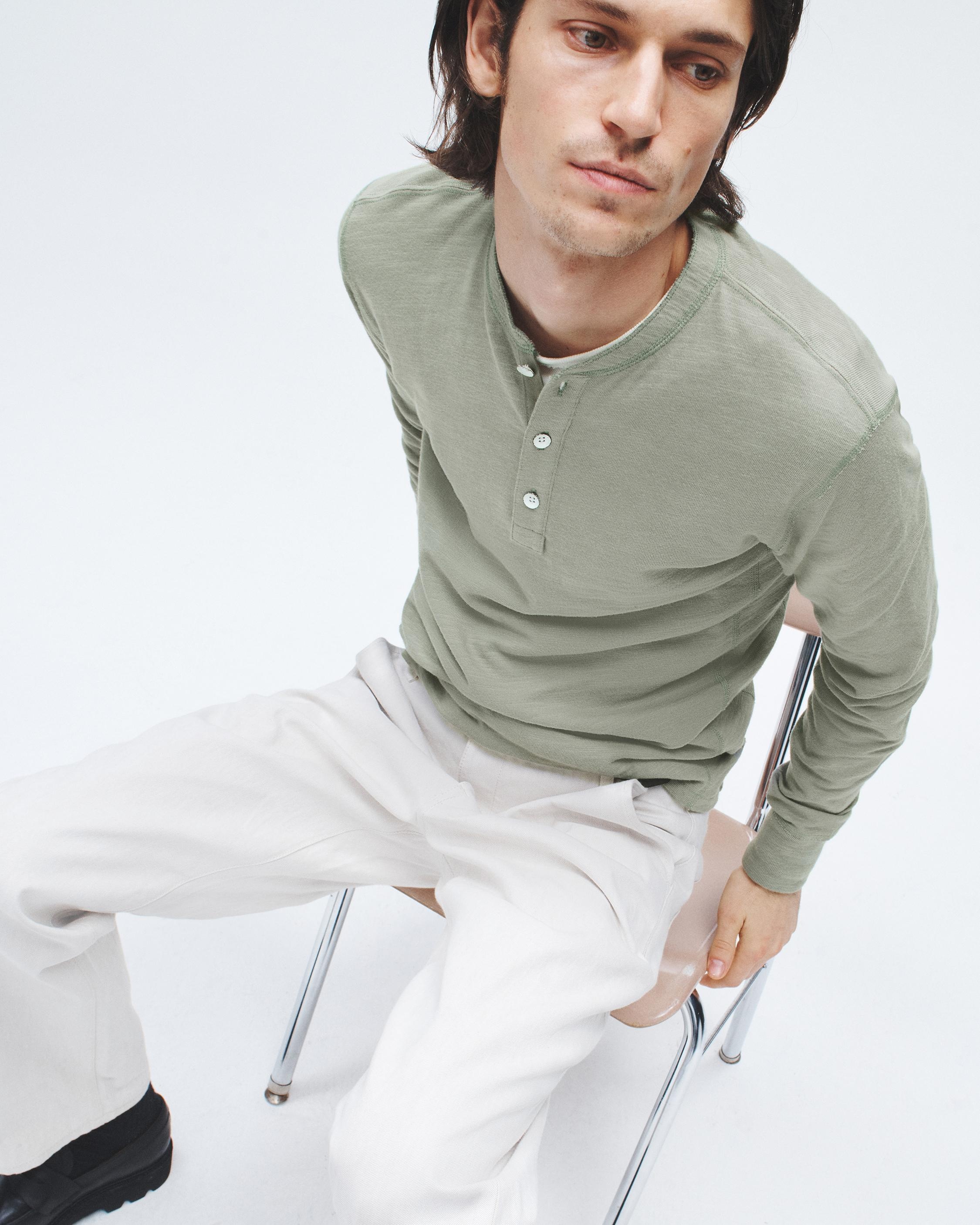 Classic Flame Henley
Organic Cotton T-Shirt - 5