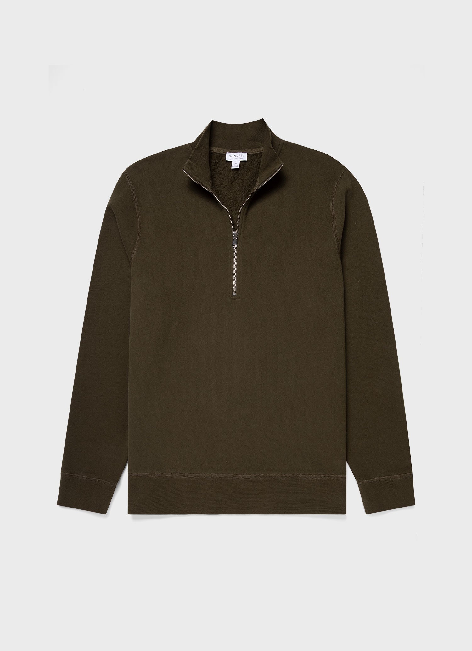 Half Zip Loopback Sweatshirt - 1