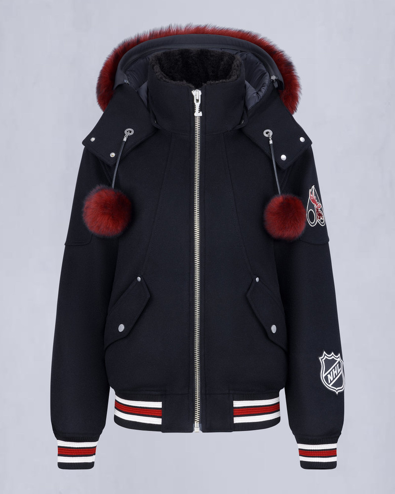 NHL X MOOSE KNUCKLES TEAM BOMBER JACKET 1