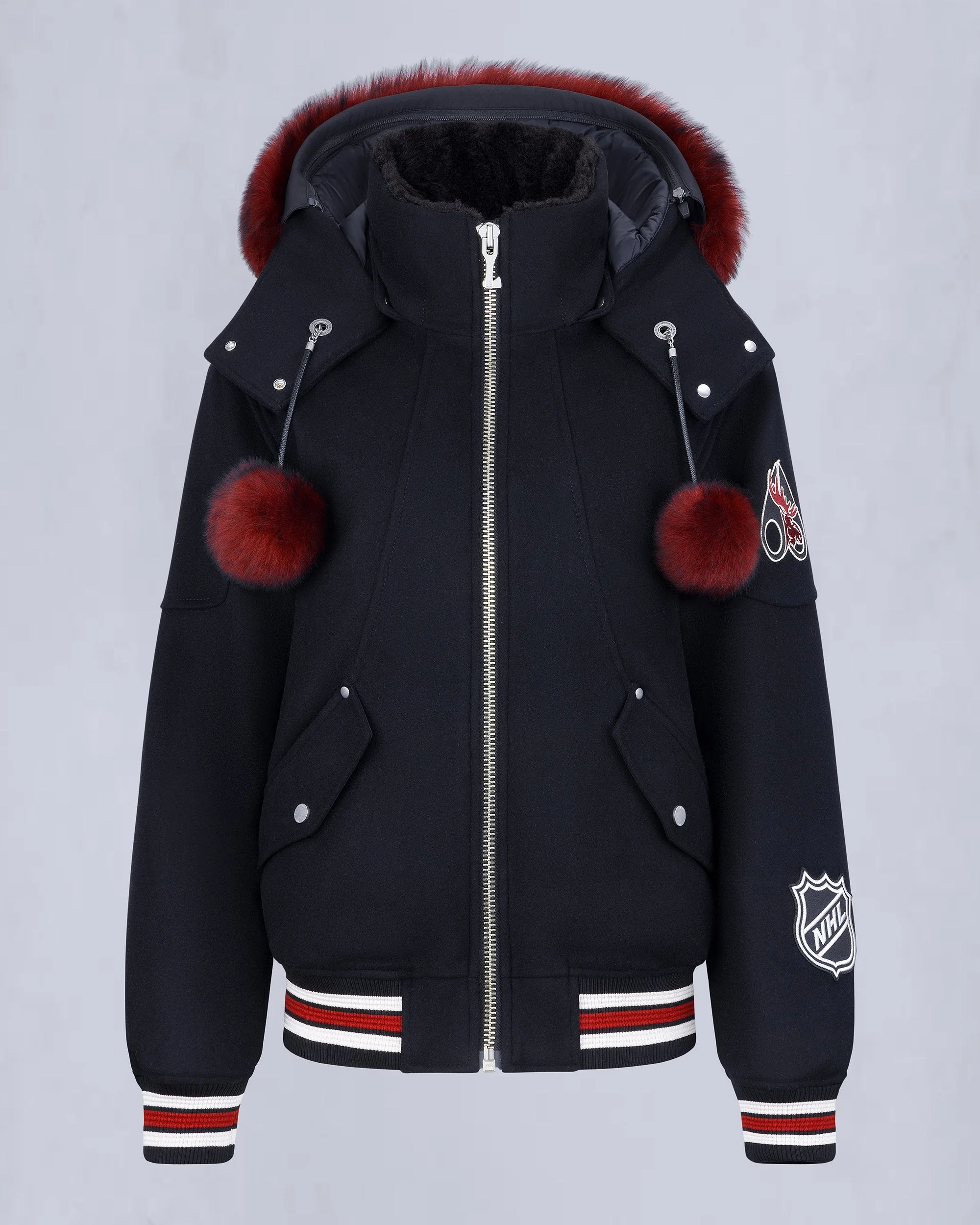 NHL X MOOSE KNUCKLES TEAM BOMBER JACKET - 1