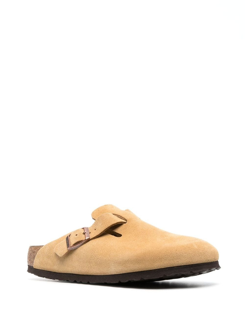 BIRKENSTOCK Boston buckled suede sandals outlook