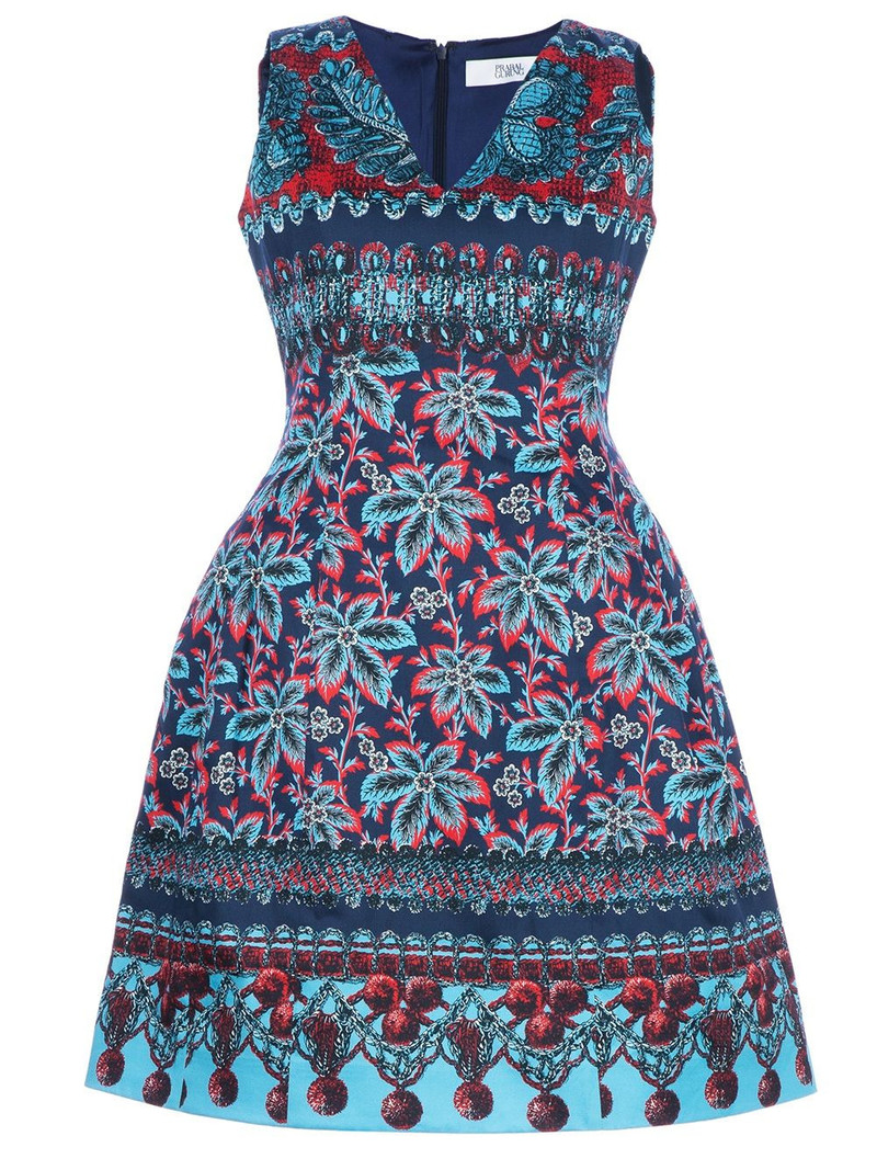printed lantern dress 1