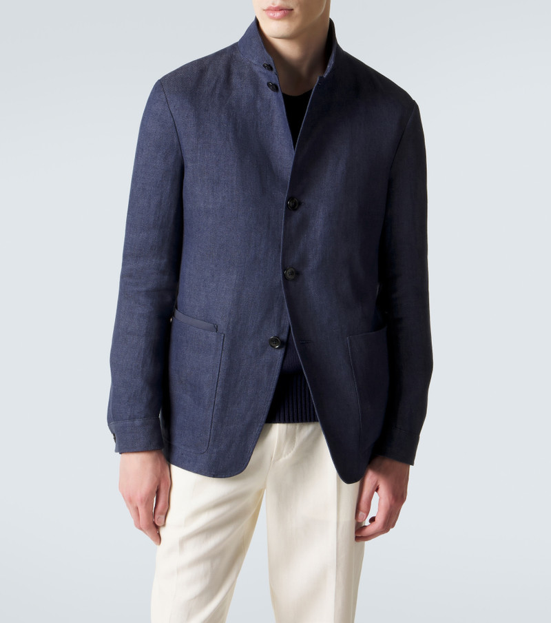 ZEGNA Il Conte linen jacket outlook