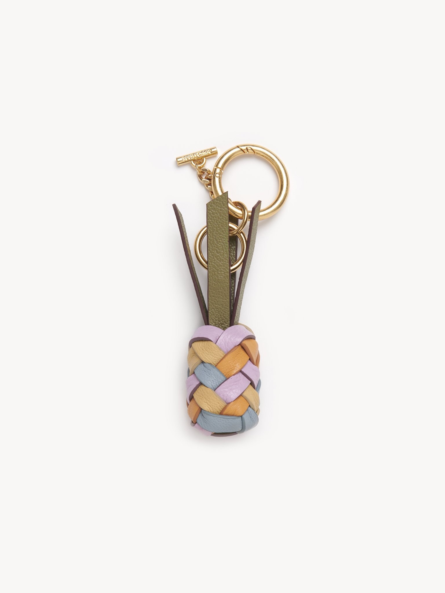 WOVEN PINEAPPLE KEY CHAIN - 1