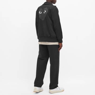 Comme des Garçons PLAY Comme des Garcons Play Black Heart Zip Back Print Track Top outlook