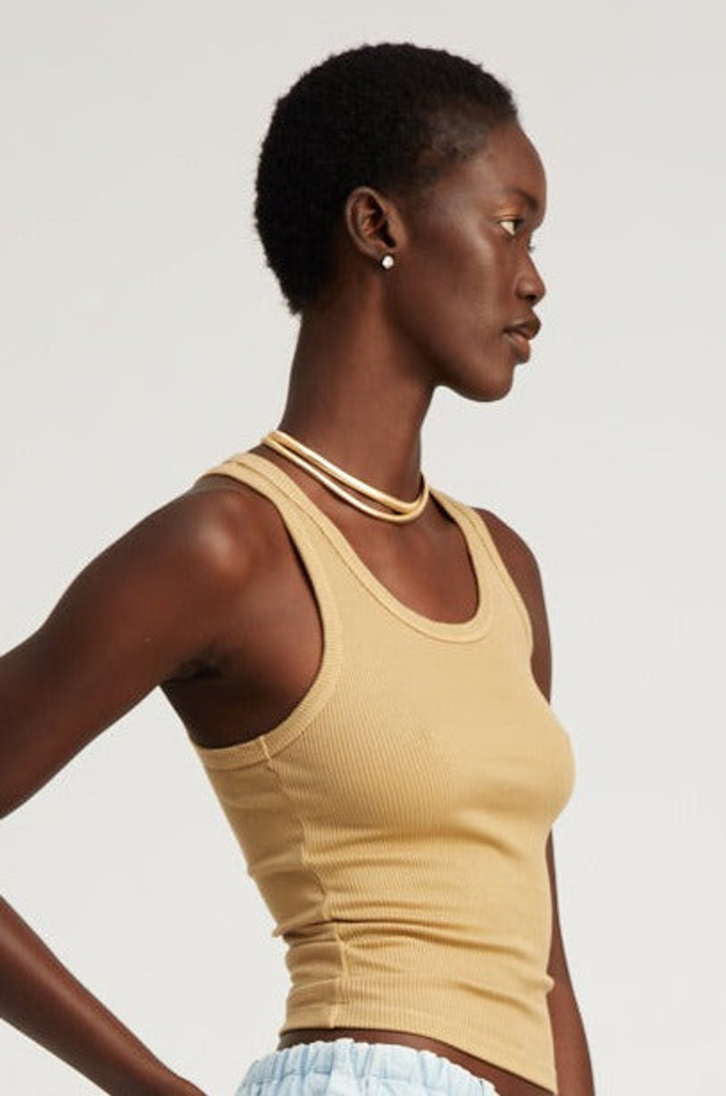 DOUBLE SERPENT YELLOW GOLD NECKLACE 3