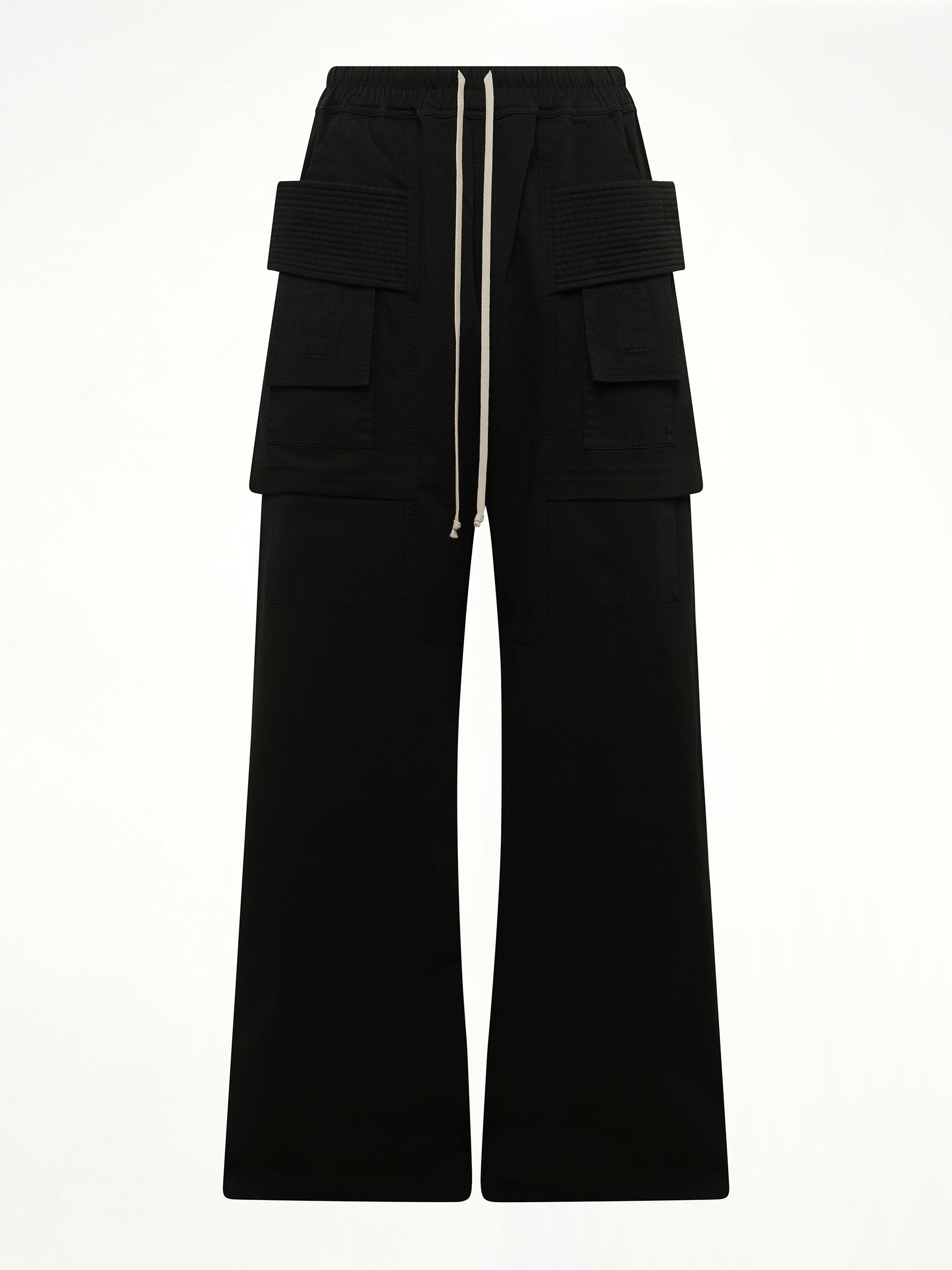Creatch Wide Cargo Drawstring in Black - 2