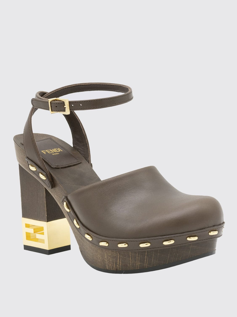 FENDI Fendi Baguette leather sandals outlook