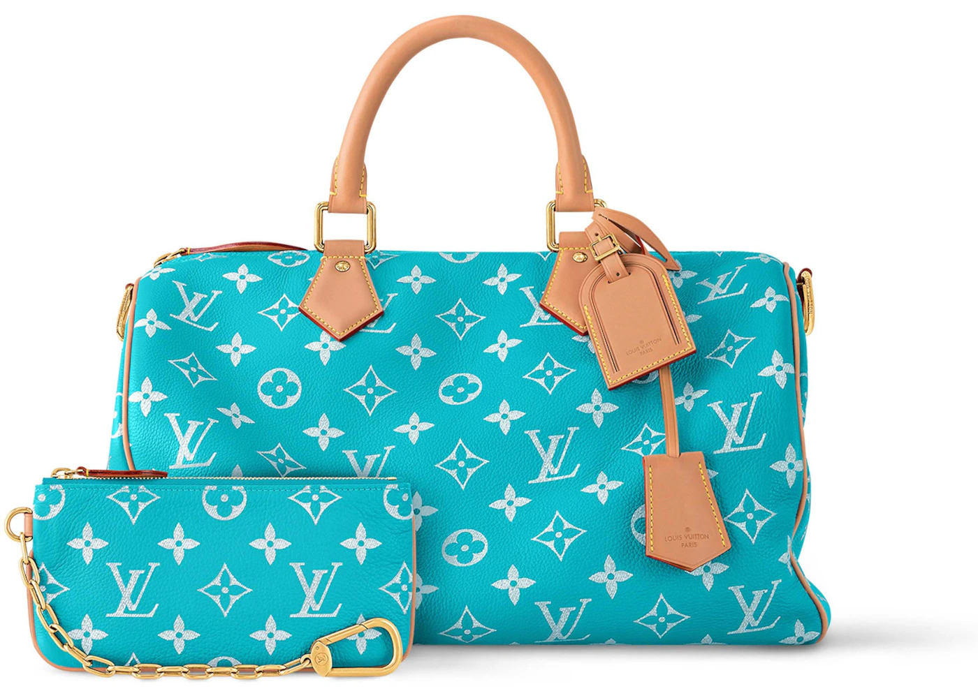 Louis Vuitton Speedy P9 Bandouliere 40 Turquoise - 2
