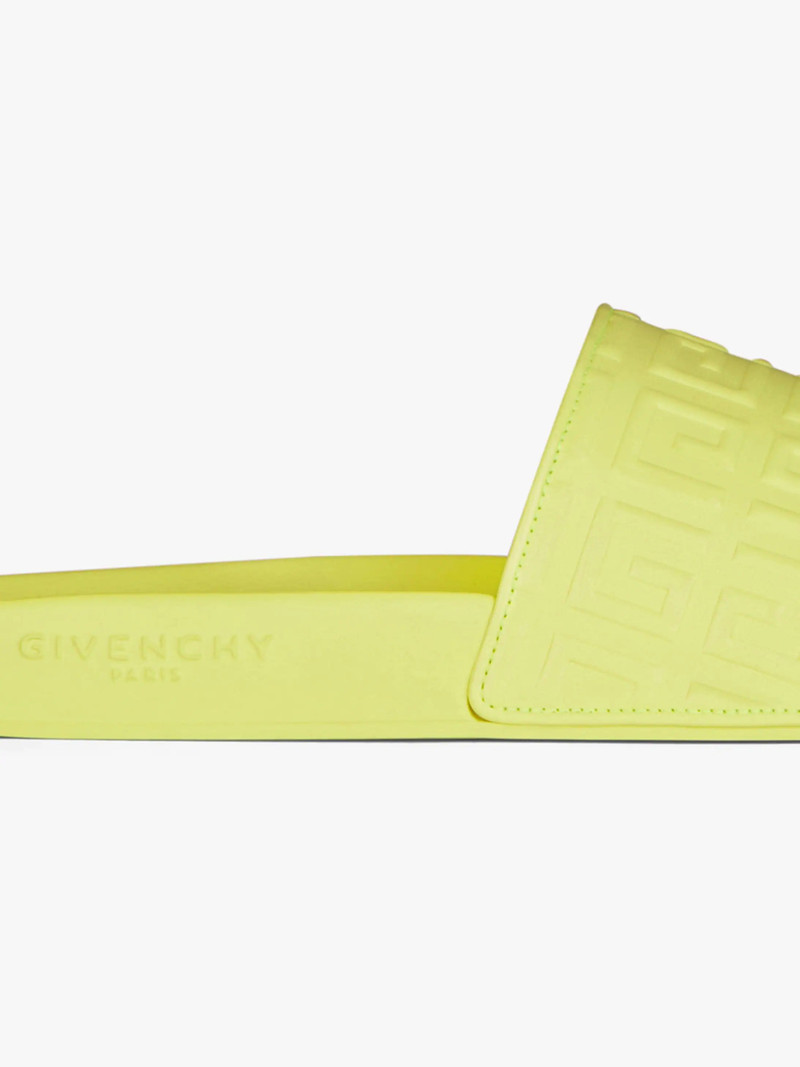 GIVENCHY PARIS FLAT SANDALS IN 4G LEATHER 6