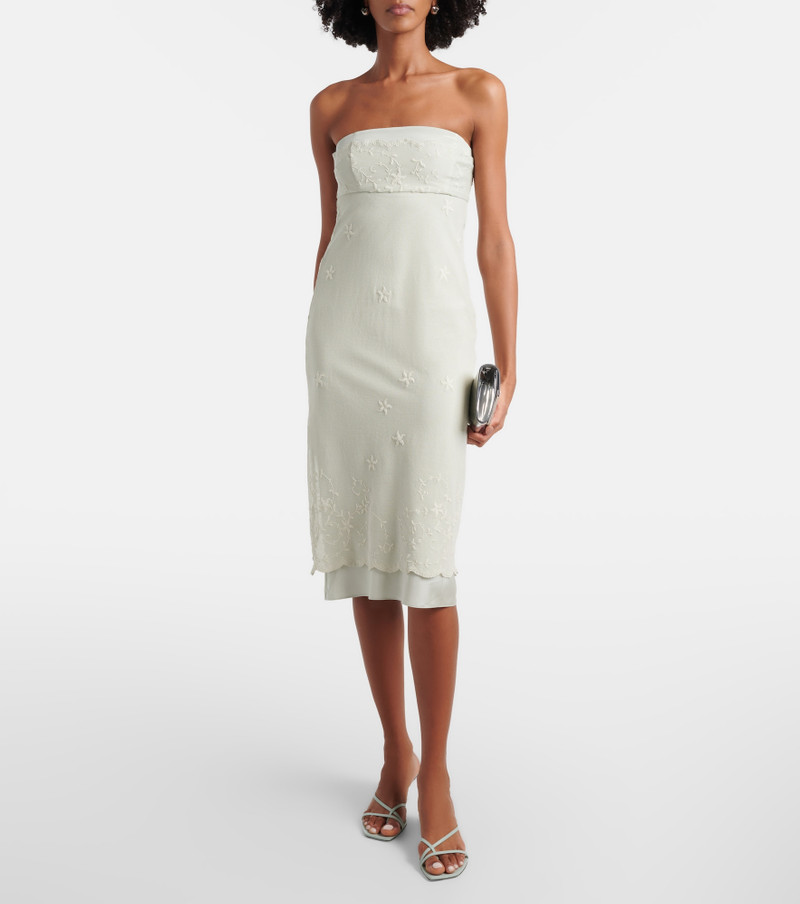 POSSE Cove embroidered midi dress outlook