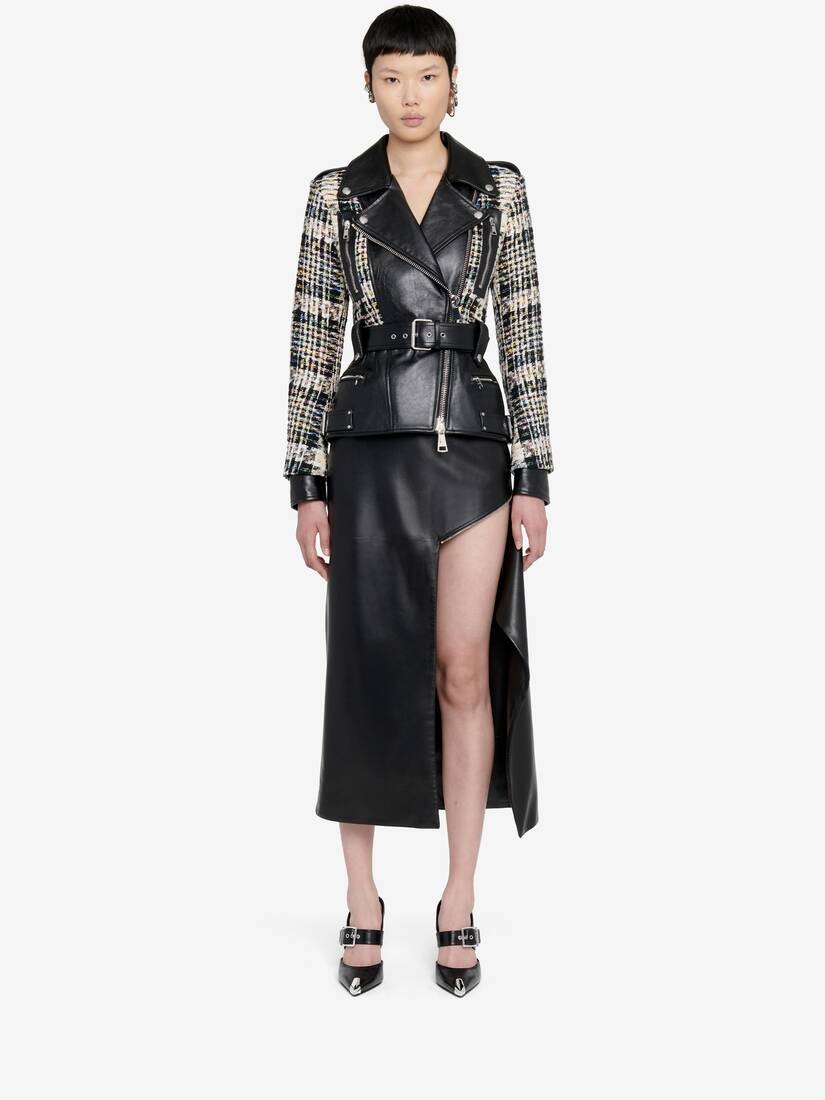 スカート ALEXANDER MCQUEEN Women Skirts 745749QJACX1000 Black Alexander Mcqueen slashed drape skirt - Black | 745749QJACX1000