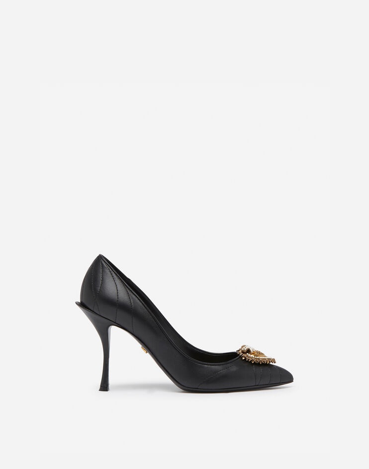 Matelassé nappa leather Devotion pumps - 1