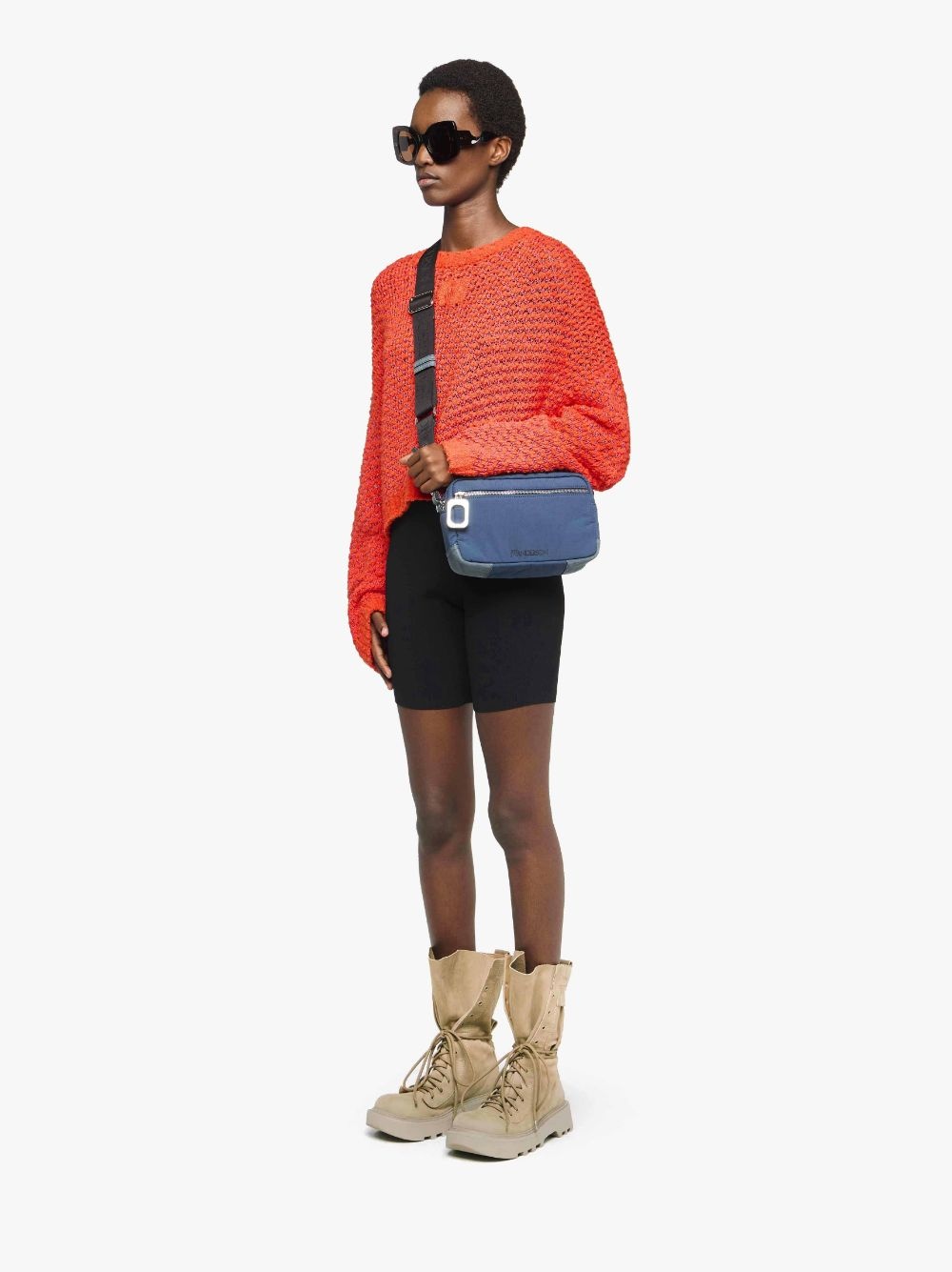 CROPPED OPEN STITCH SWEATER - 4