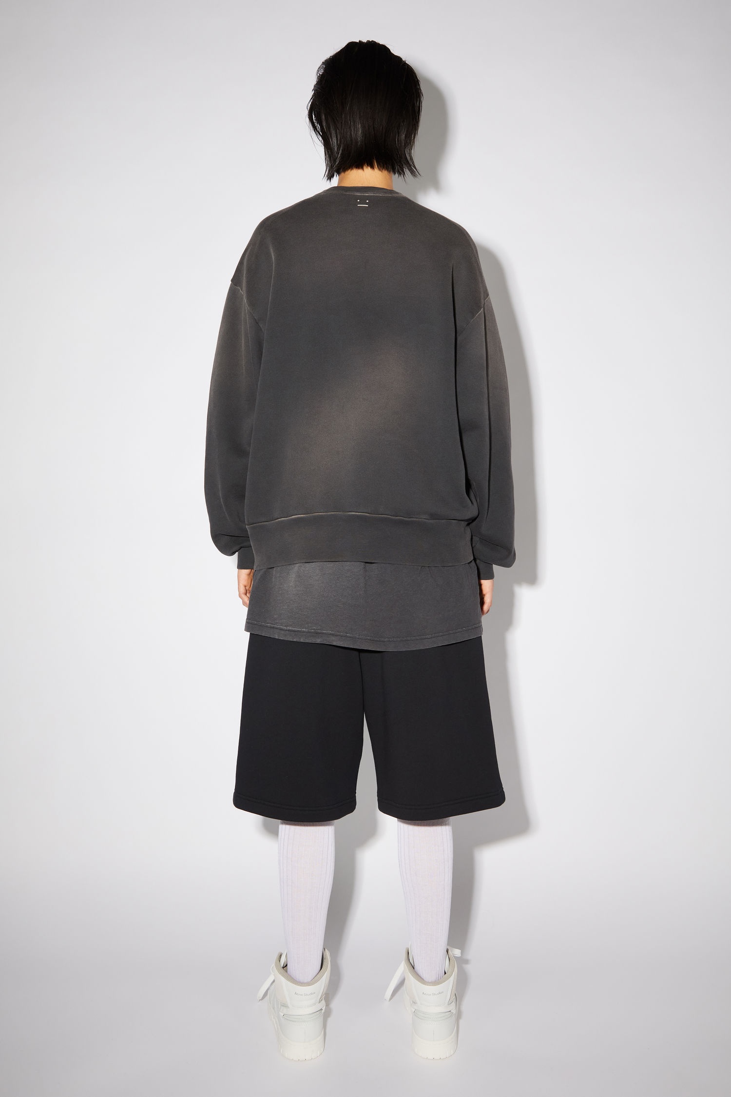 Relaxed sweatshirt - Black - 3