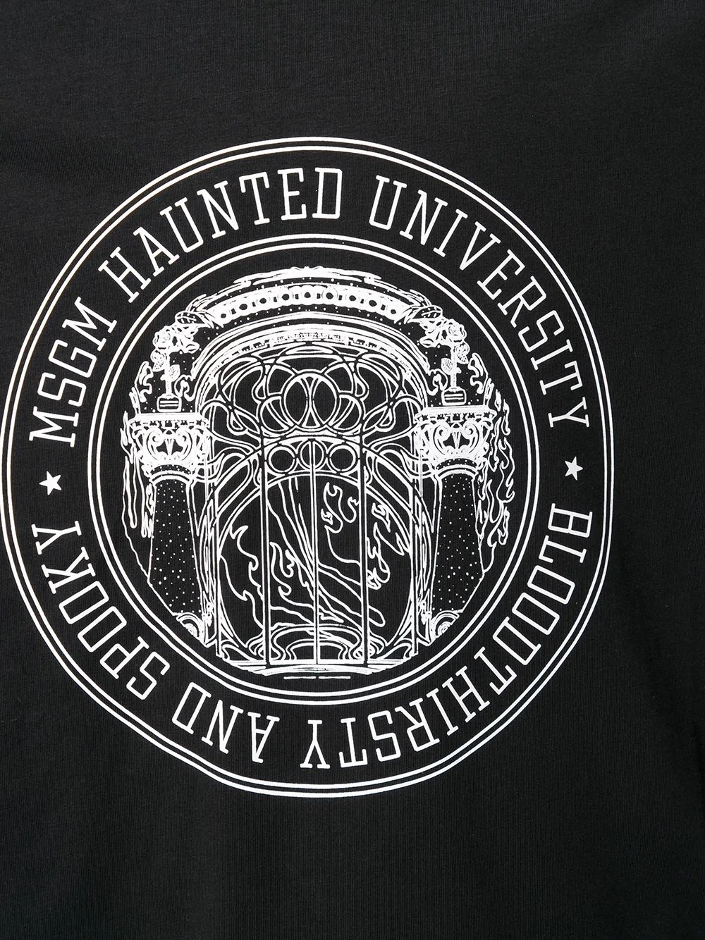 Haunted University print T-shirt - 5