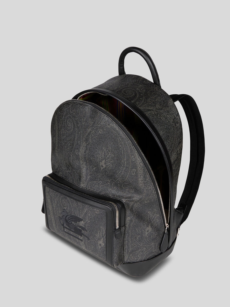 PAISLEY BACKPACK WITH PEGASO DETAIL - 4
