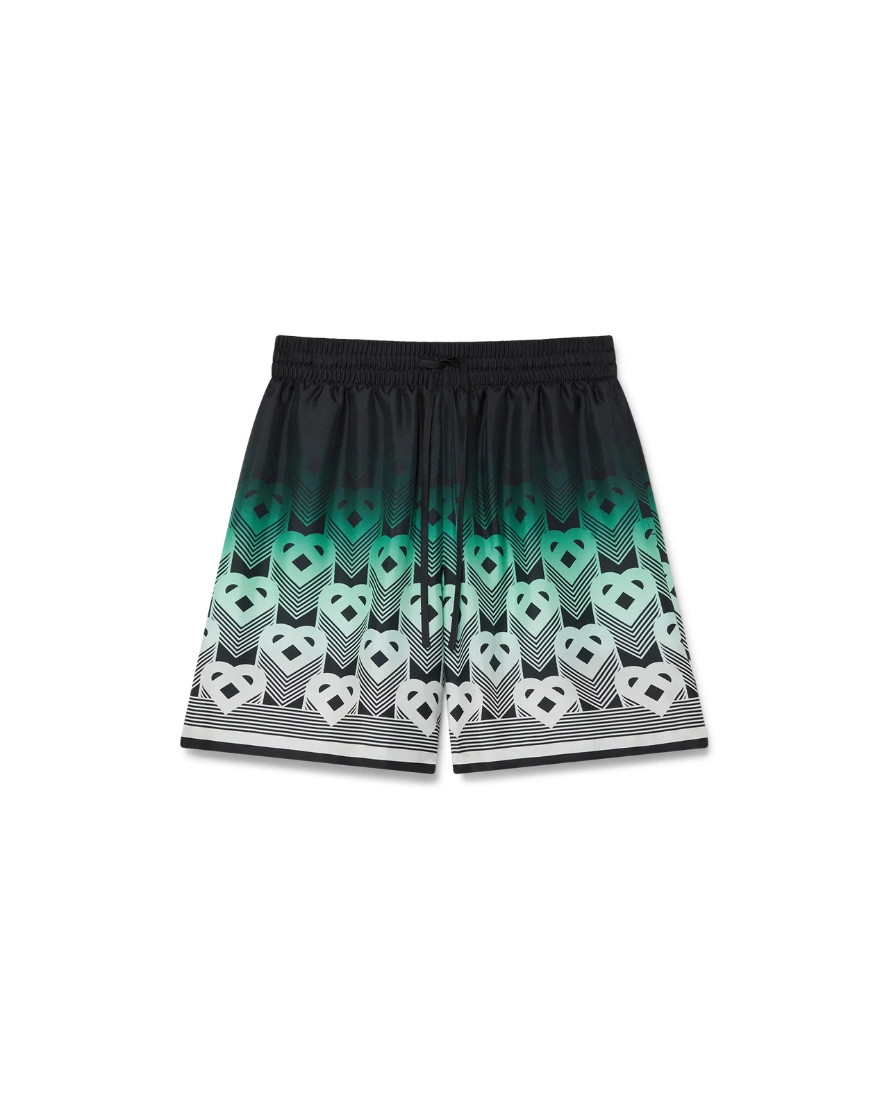 Gradient Monogram Silk Shorts | Casablanca Paris - 1