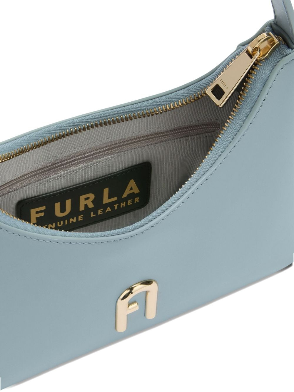Diamante logo-plaque shoulder bag - 5