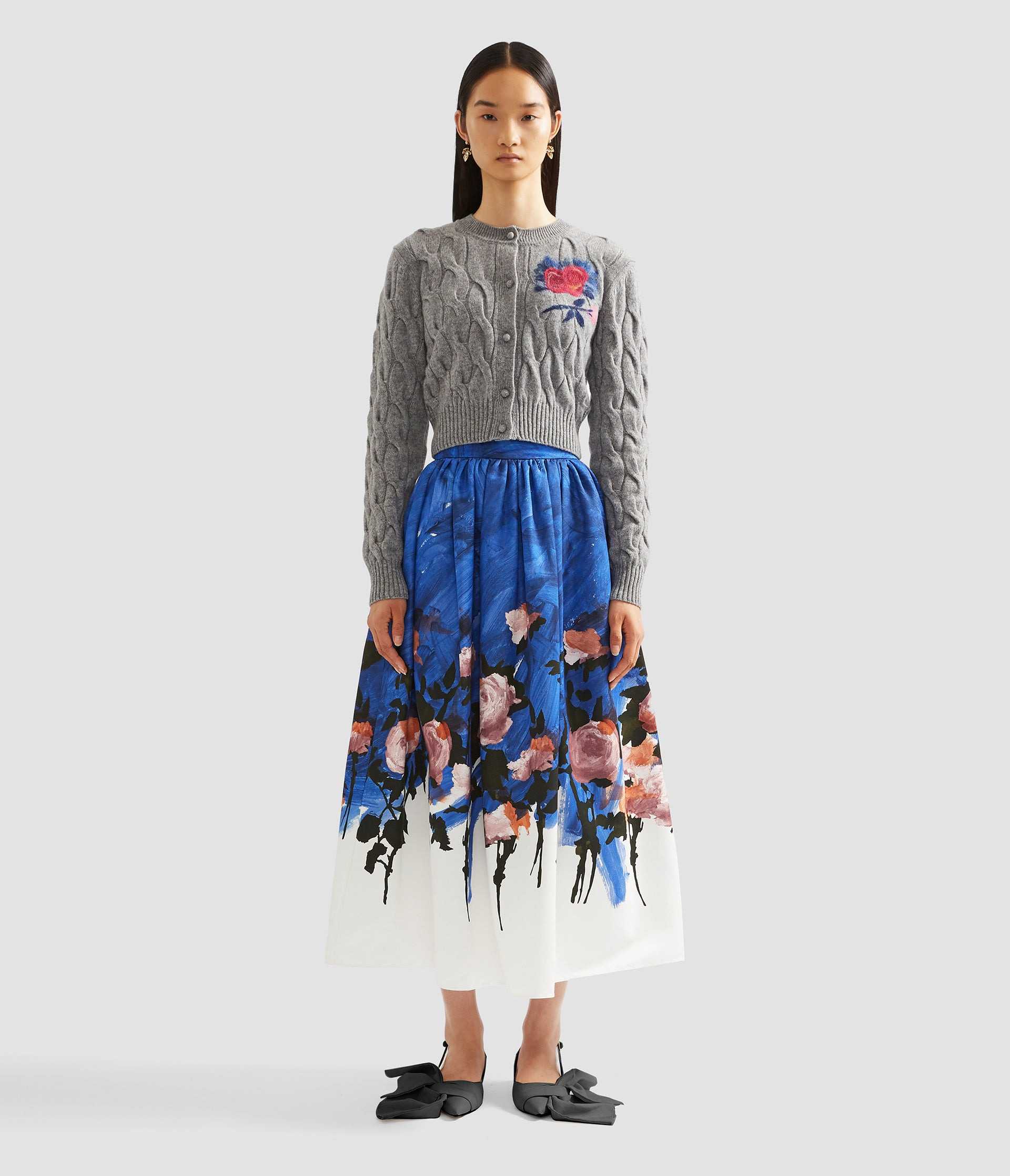 CREW NECK CARDIGAN - 4