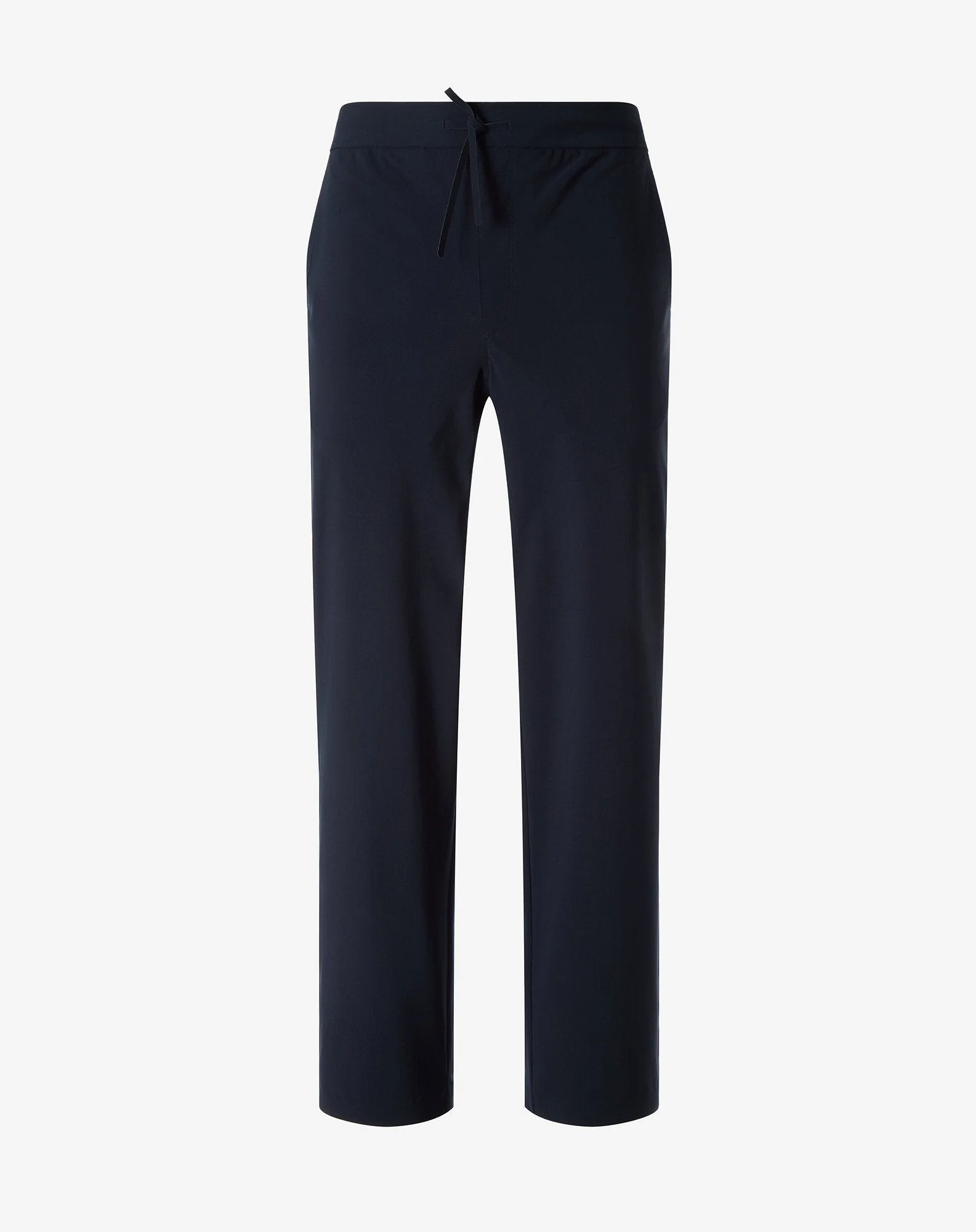 Navy blue technical fabric joggers - 1