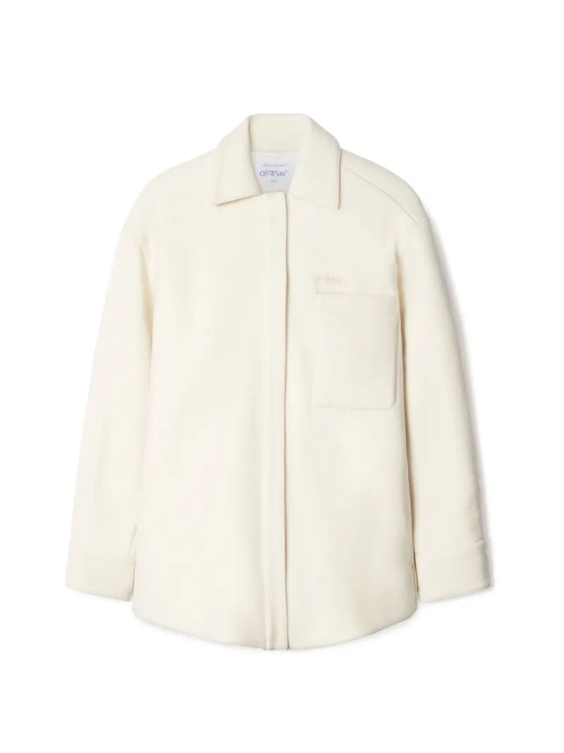 White Arrow Padded Overshirt - 4