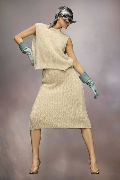 Maison Margiela Knit sleeveless sweater outlook