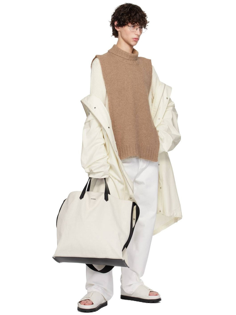 Jil Sander Brown Vented Vest outlook