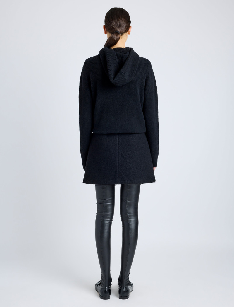 Mei Skirt in Boiled Wool Jersey 4