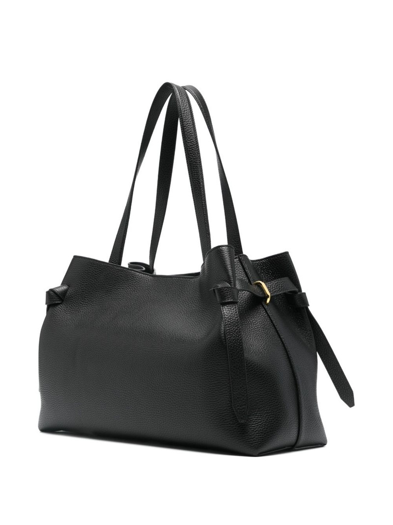 Gyoza leather tote bag 3
