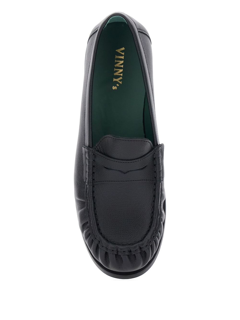 penny-strap leather loafers - 3