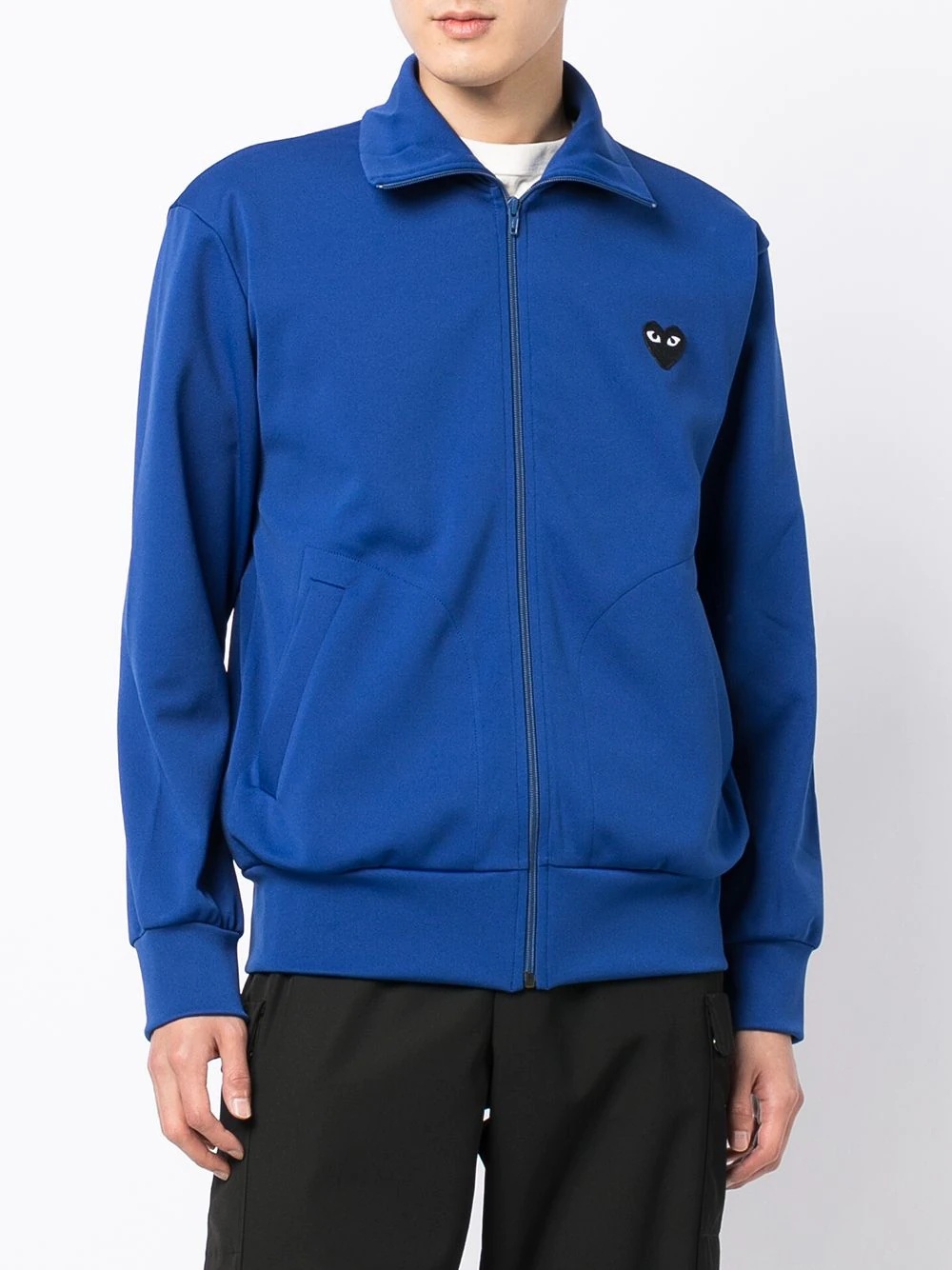 Heart-print track jacket - 4