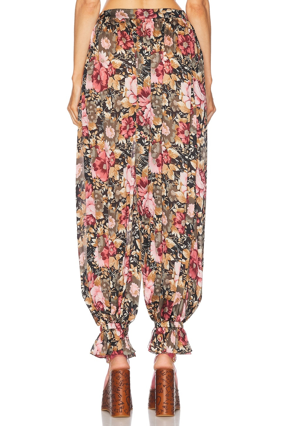 Flowy Pleated Cropped Pant - 4