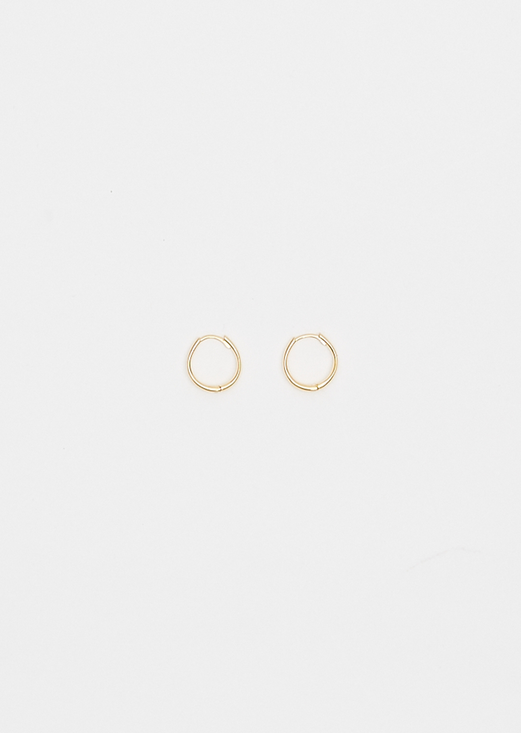 Gold Medium Intrinsic Hoops - 1